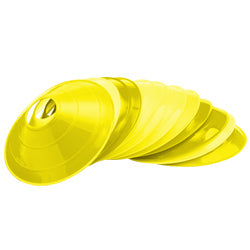 Yellow Low Profile Cones - Dozen