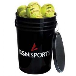 BSN SPORTS Bucket w/2 dz Practice 12