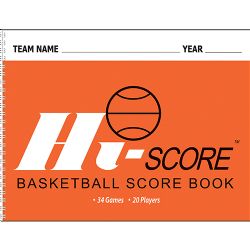 Hi-Score Basketball Scorebook