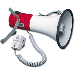 1,000-Yard Megaphone with Hand Held Microphone